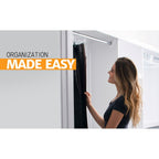Clear Skirt & Pant Hangers with Adjustable Clips 14"