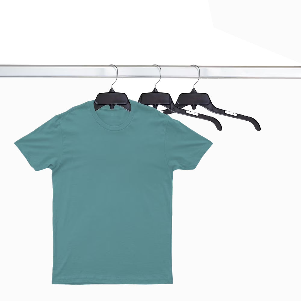 Plastic Hangers with Swivel Hooks Black 15" / 17"