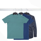 Plastic Hangers with Swivel Hooks Black 15" / 17"