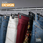 Pant & Skirt Hangers with Extra Long Pinch Clips 12"