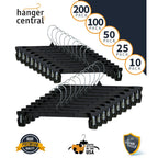 Pant & Skirt Hangers with Pinch Clips 10"