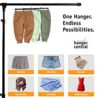 Pant & Skirt Hangers with Pinch Clips 10"