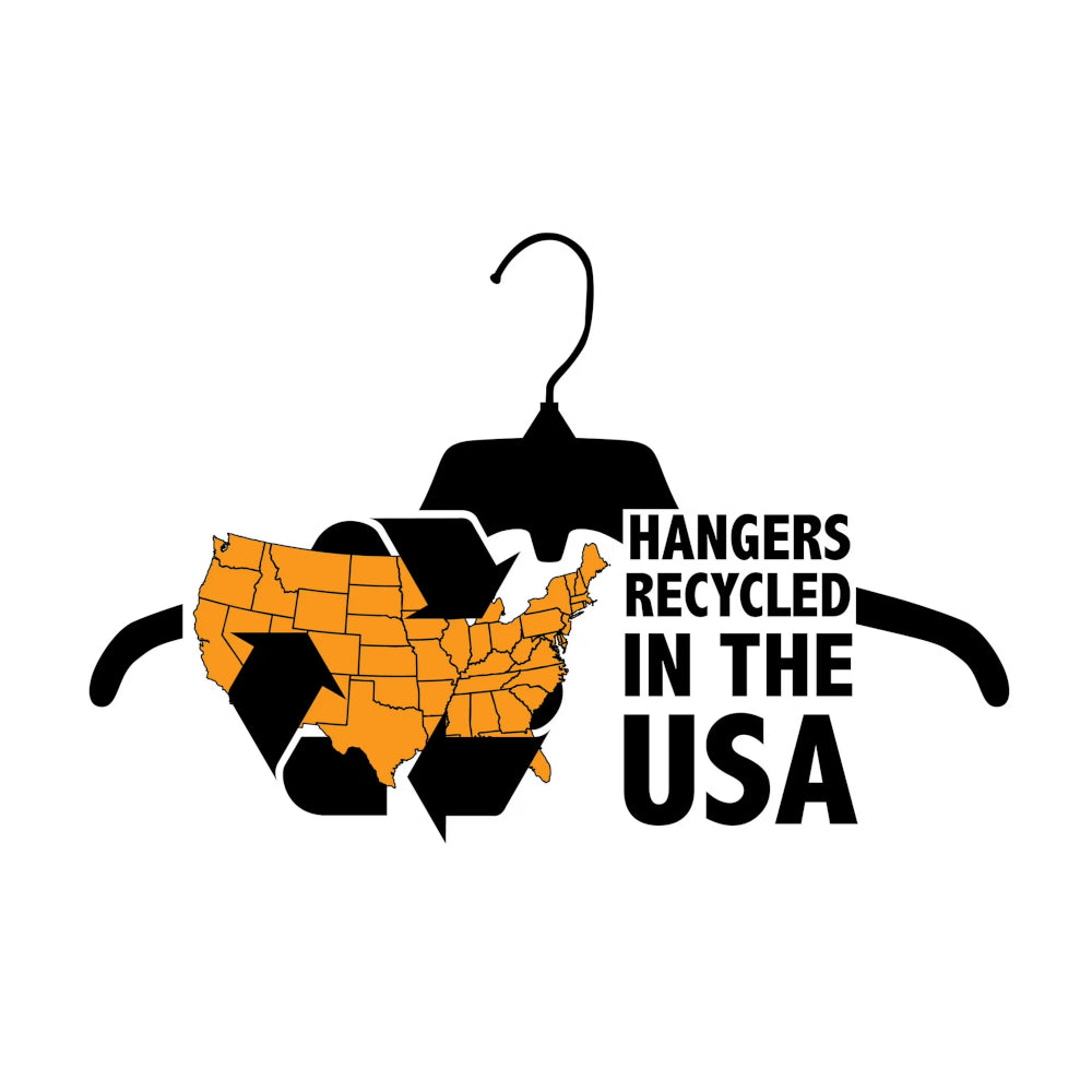 Pant & Skirt Hangers with Swivel Hooks 10" (100 Pack)
