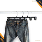 Pant & Skirt Hangers with Swivel Hooks 10" (100 Pack)