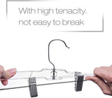 Clear Adjustable Hangers -- 25 Pack