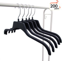 Sweater Hangers -- 200 Pack