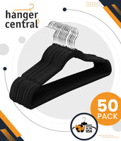 Velvet Hangers -- 50 Pack