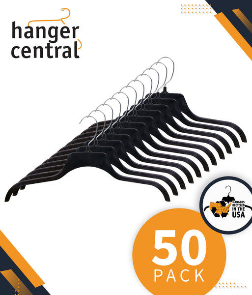 Sweater Hangers -- 50 Pack