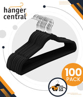 Velvet Hangers -- 100 Pack