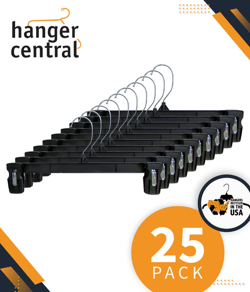 Pants Hangers (8/10/12/14 Inch) -- 25 Pack – Hanger Central